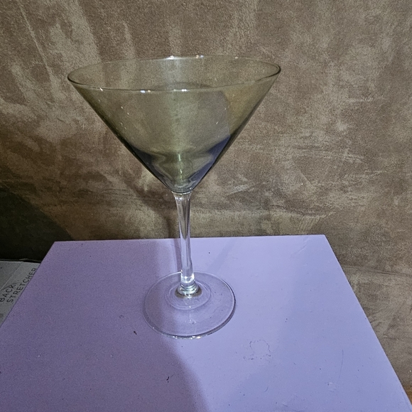 3 Beautiful Jewel Colored Glass Martini Glasses - Picture 5 of 5